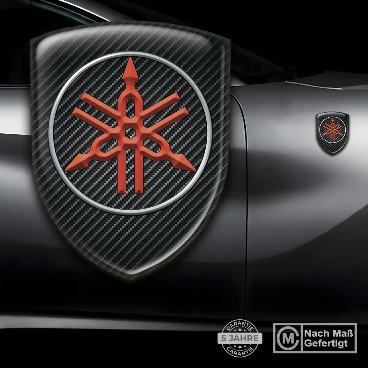 Yamaha 3D Gel Aufkleber Emblem Exterieurdesign