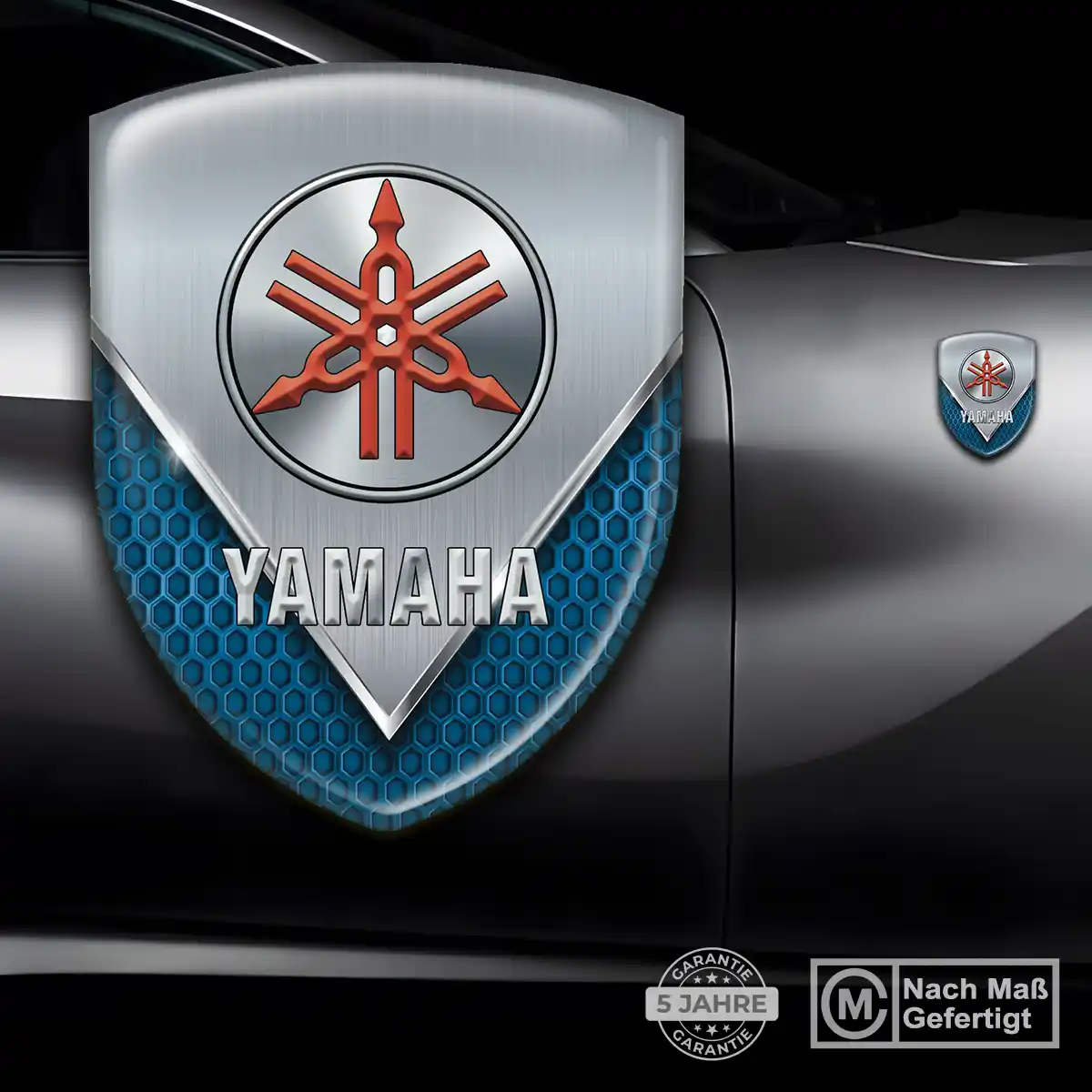 Yamaha 3D Gel Aufkleber Emblem Hohe Qualität