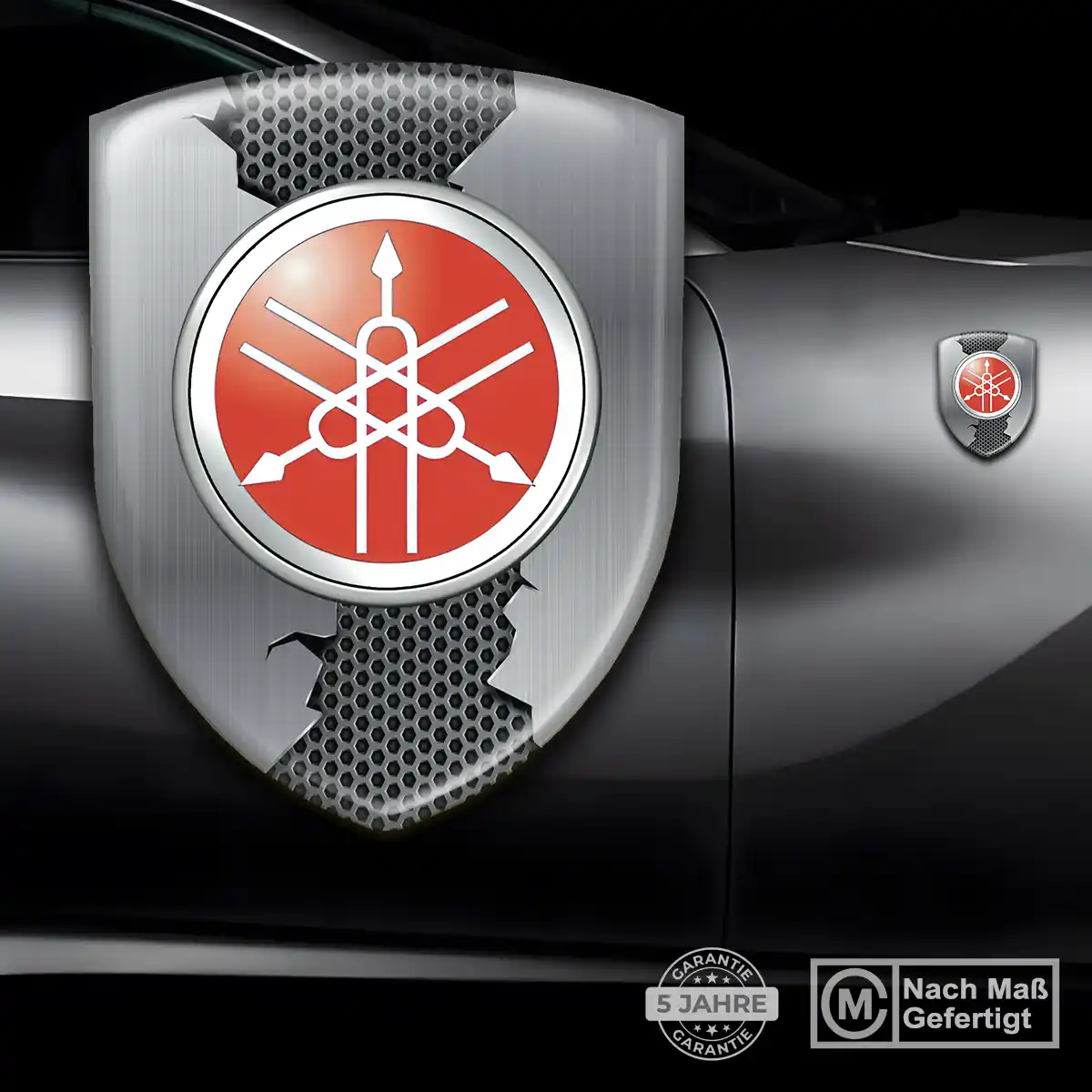 Yamaha 3D Gel Aufkleber Emblem Luxus-Edition