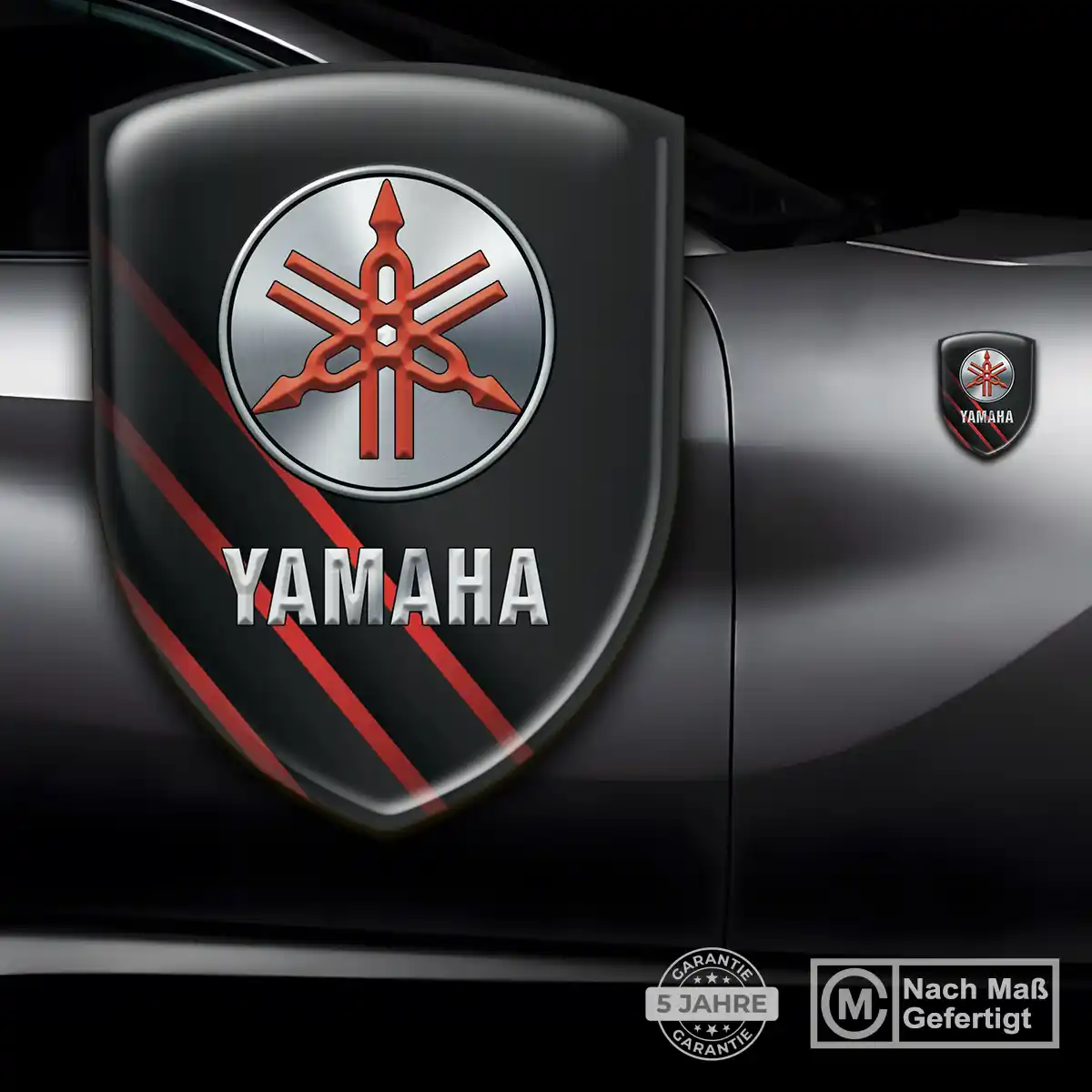 Yamaha 3D Gel Aufkleber Emblem Markenedition