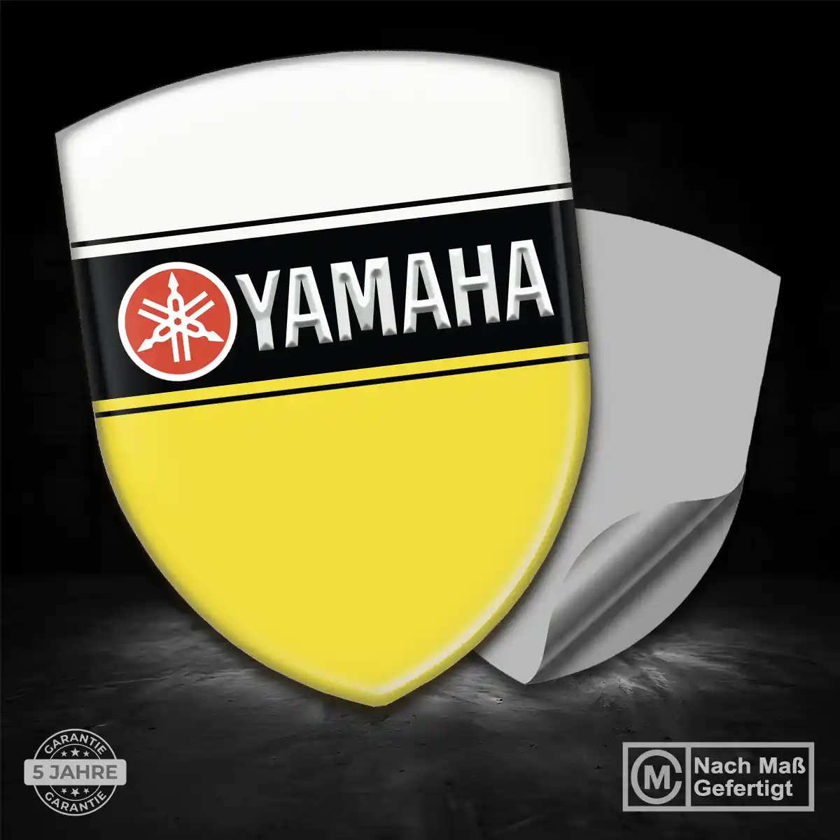 Yamaha 3D Gel Aufkleber Emblem Premium-Edition
