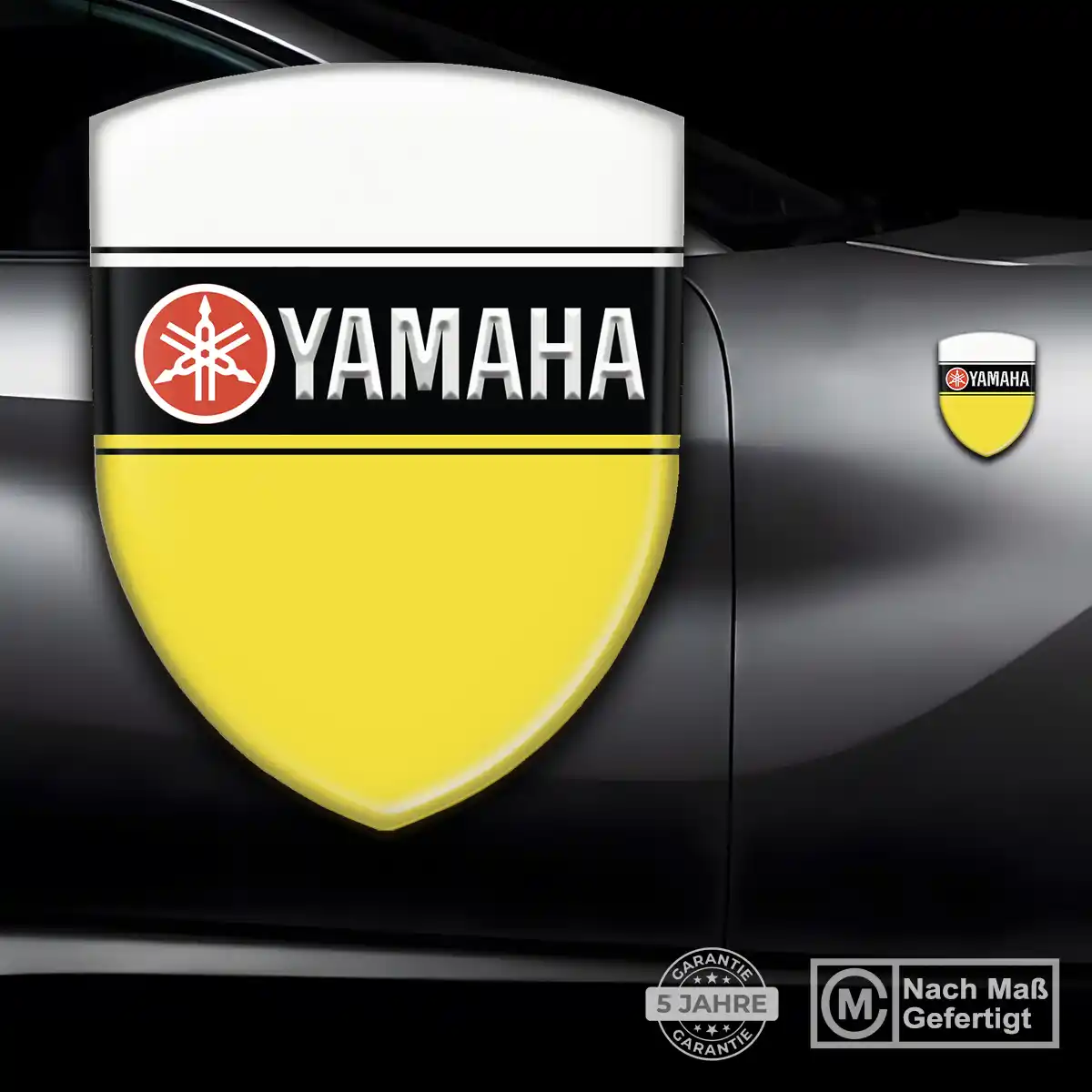 Yamaha 3D Gel Aufkleber Emblem Premium-Edition