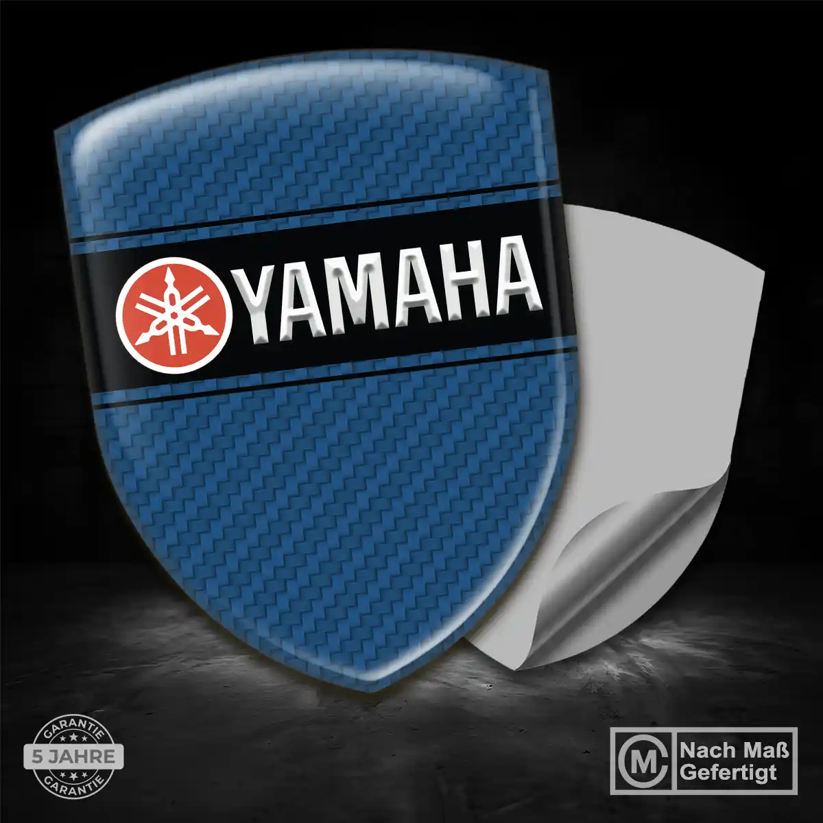 Yamaha 3D Gel Aufkleber Emblem Premiumqualität