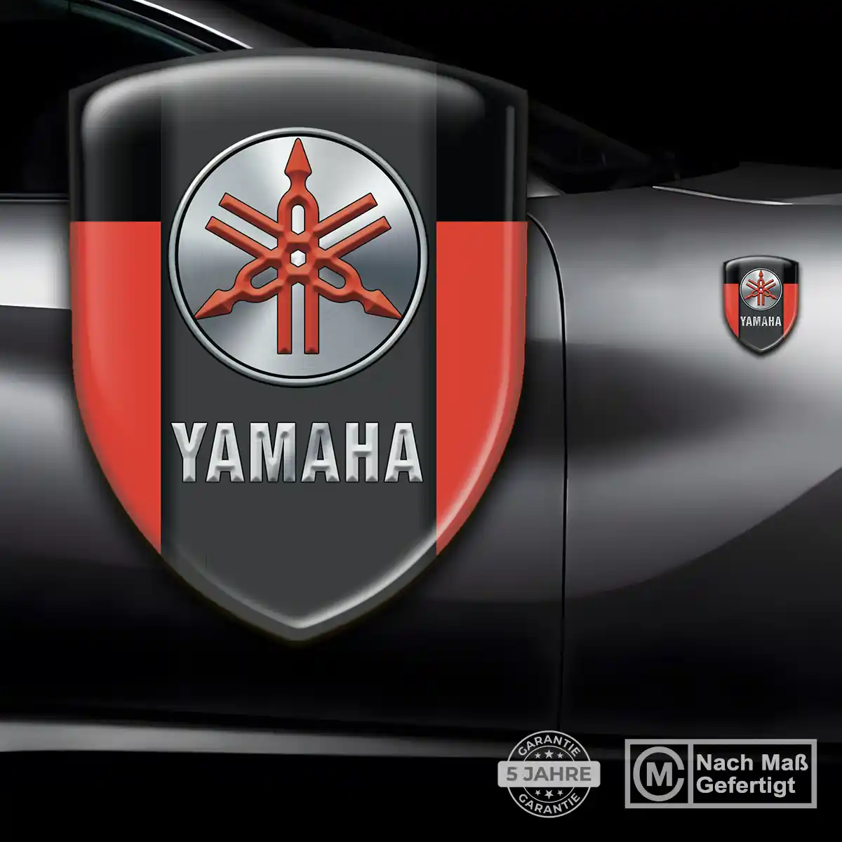 Yamaha 3D Gel Aufkleber Emblem Verlässliche Qualität