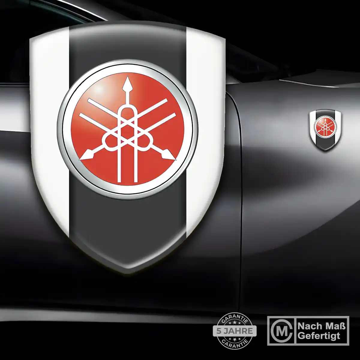 Yamaha 3D Gel Aufkleber Embleme Auto Premiumqualität