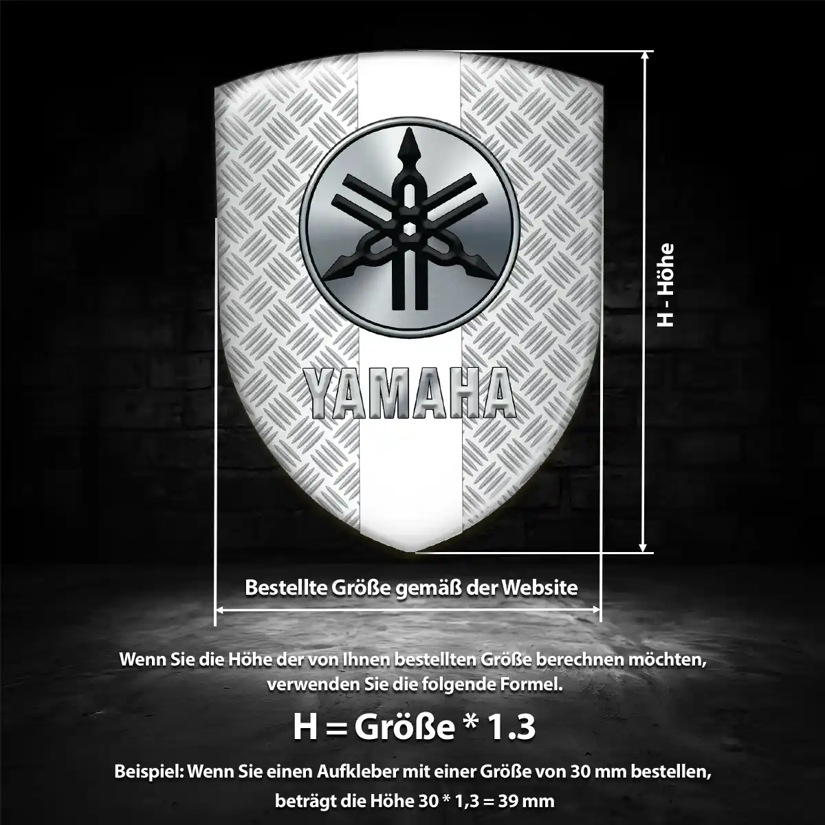 Yamaha 3D Gel Aufkleber Embleme Auto Spitzenqualität