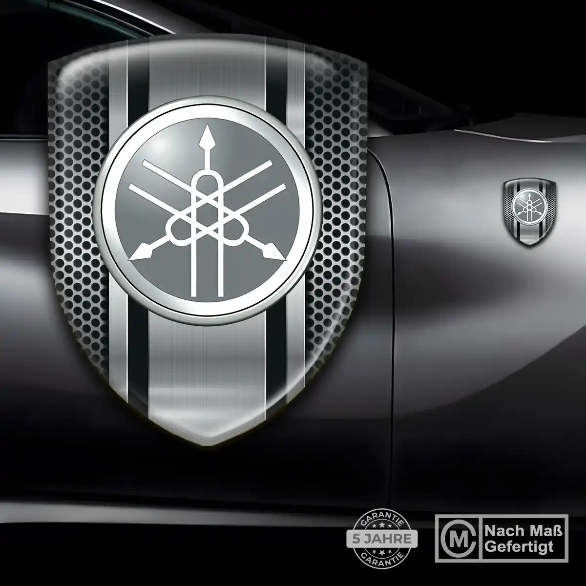 Yamaha 3D Gel Aufkleber Embleme Edles Design