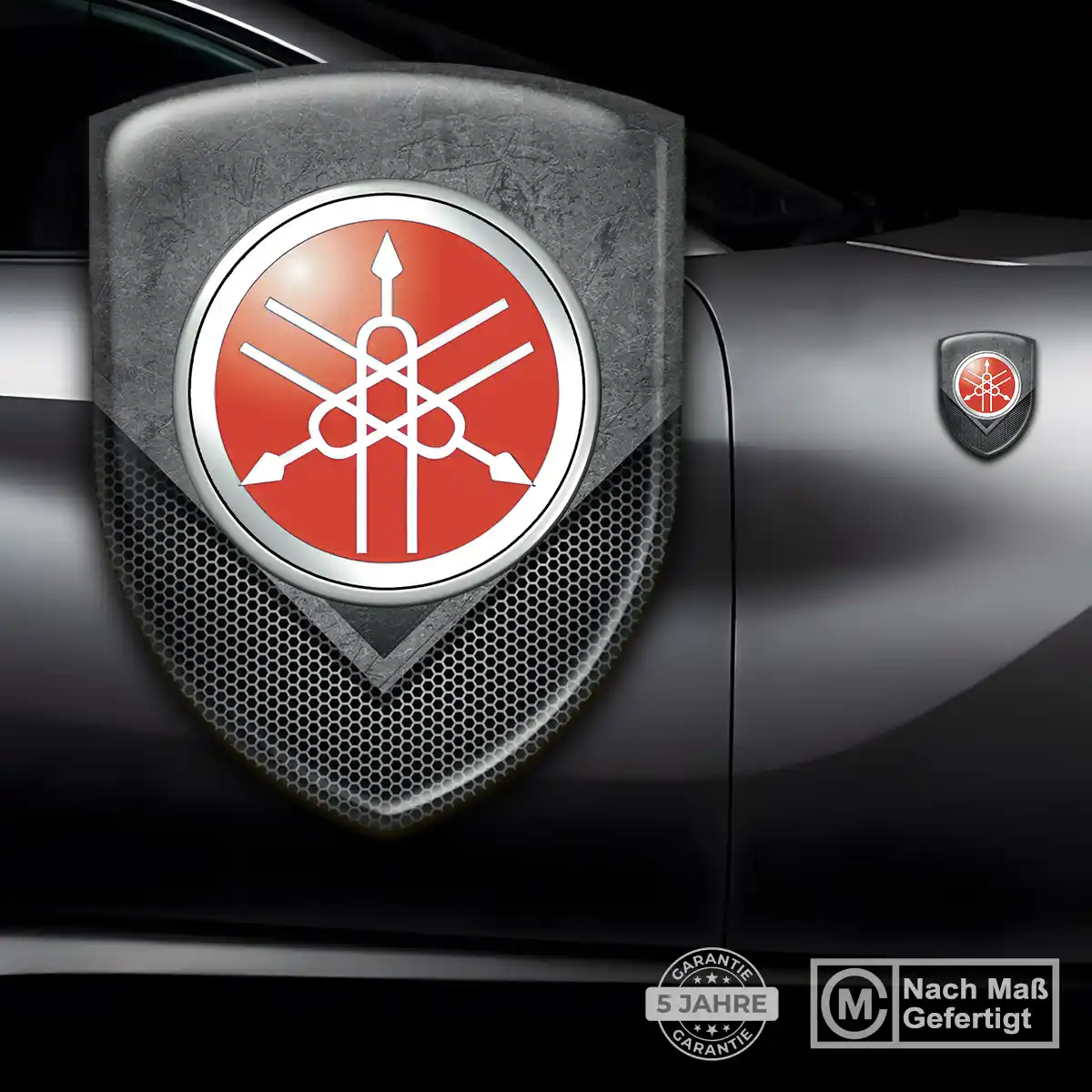 Yamaha 3D Gel Aufkleber Embleme Elegantes Design