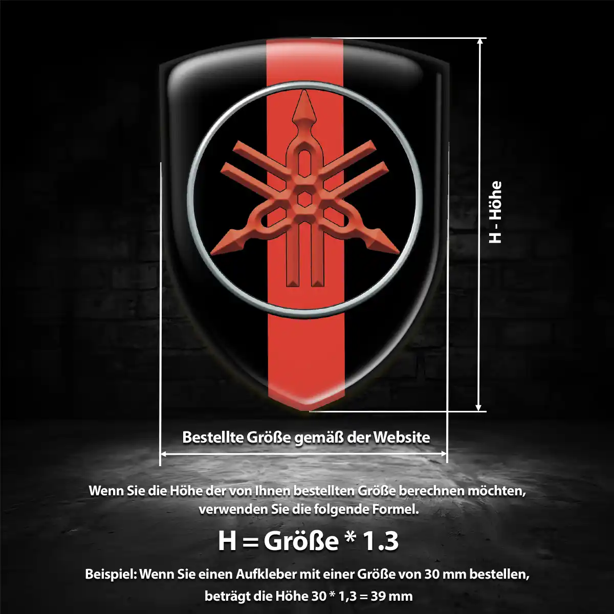 Yamaha 3D Gel Aufkleber Embleme Erstklassige Qualität