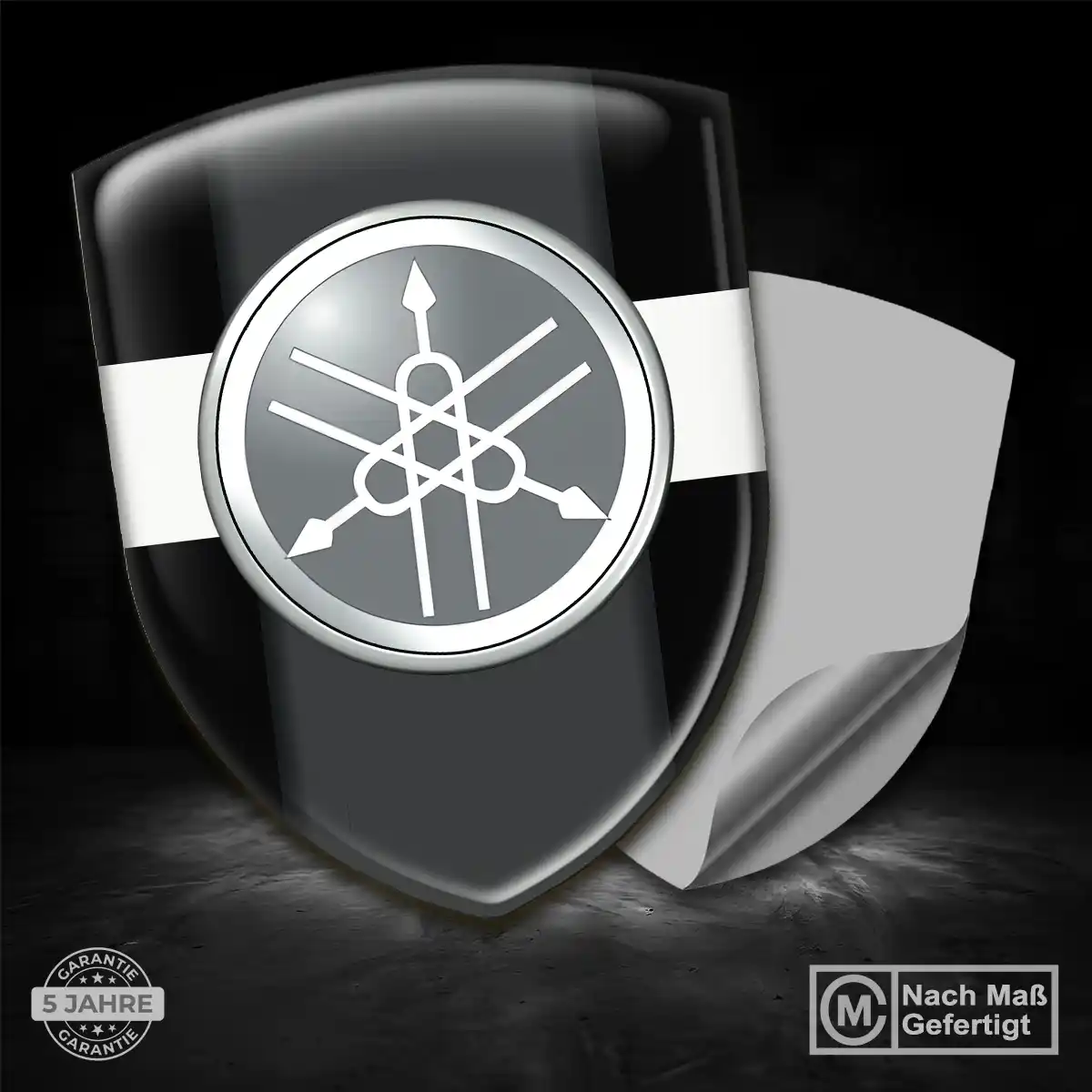 Yamaha 3D Gel Aufkleber Embleme Exklusiv-Edition