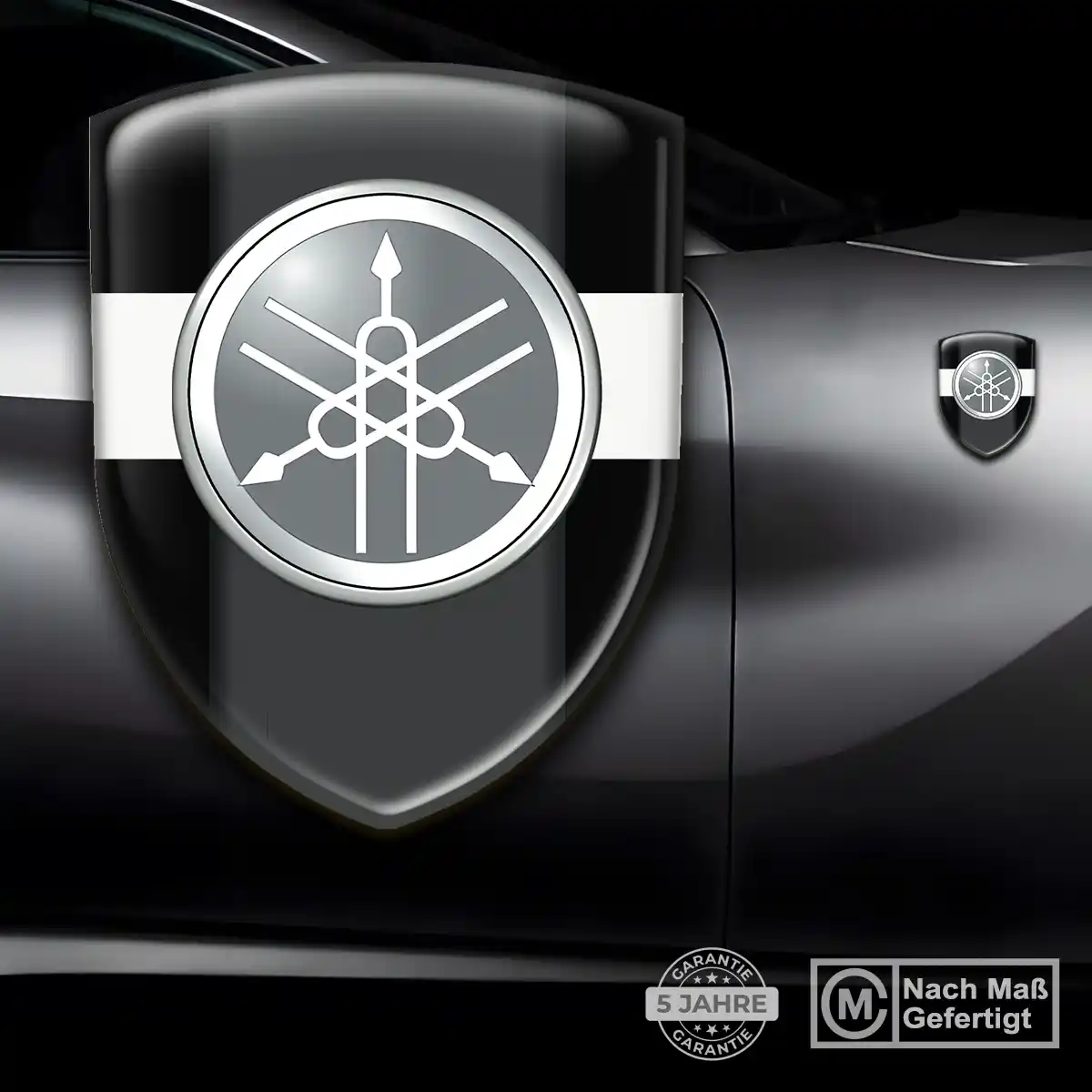 Yamaha 3D Gel Aufkleber Embleme Exklusiv-Edition