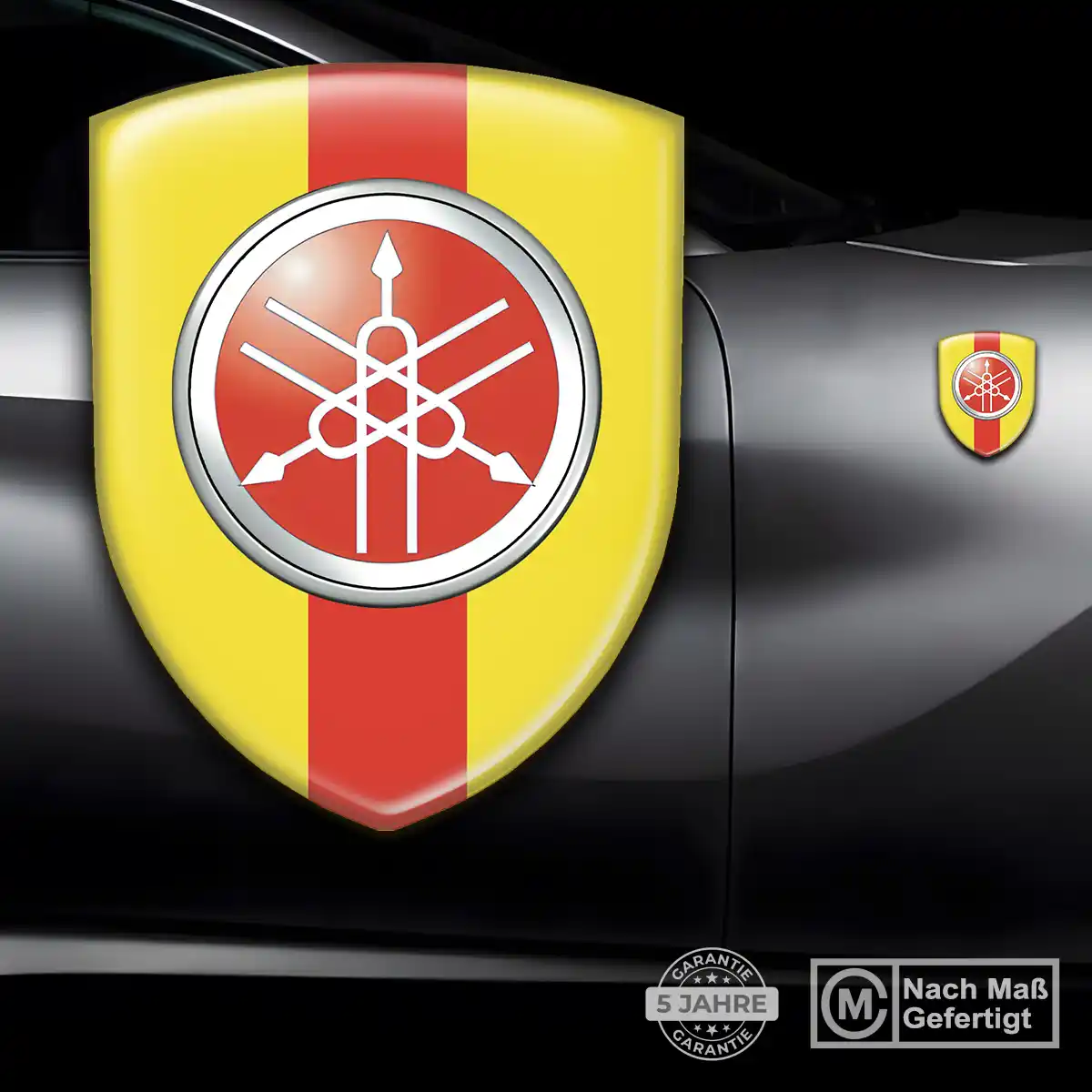 Yamaha 3D Gel Aufkleber Embleme Exterieurdesign