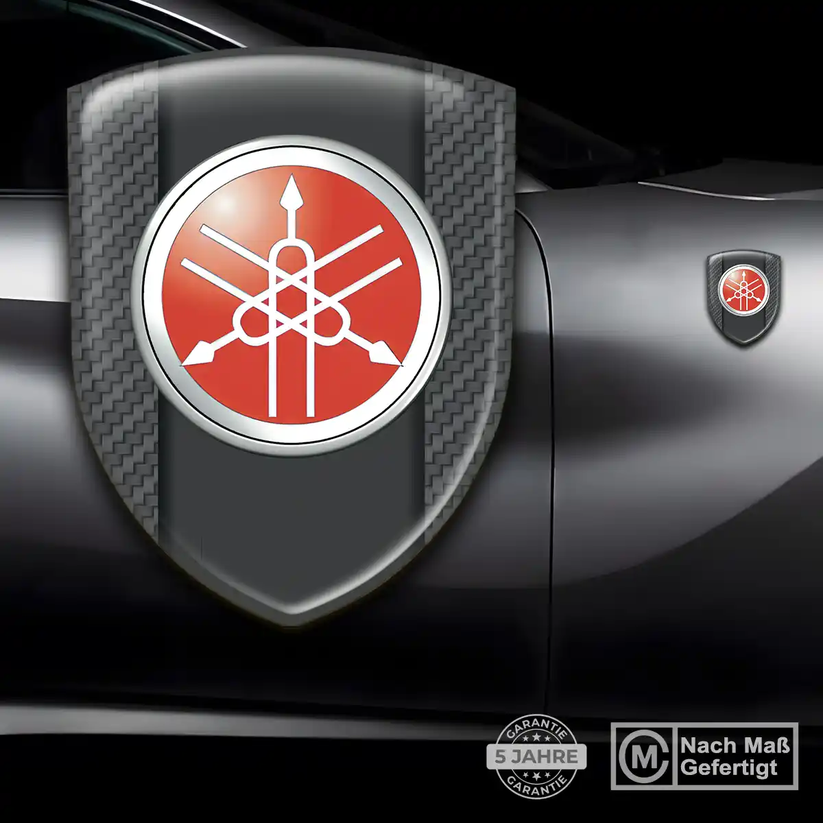 Yamaha 3D Gel Aufkleber Embleme Hochwertiges Harz