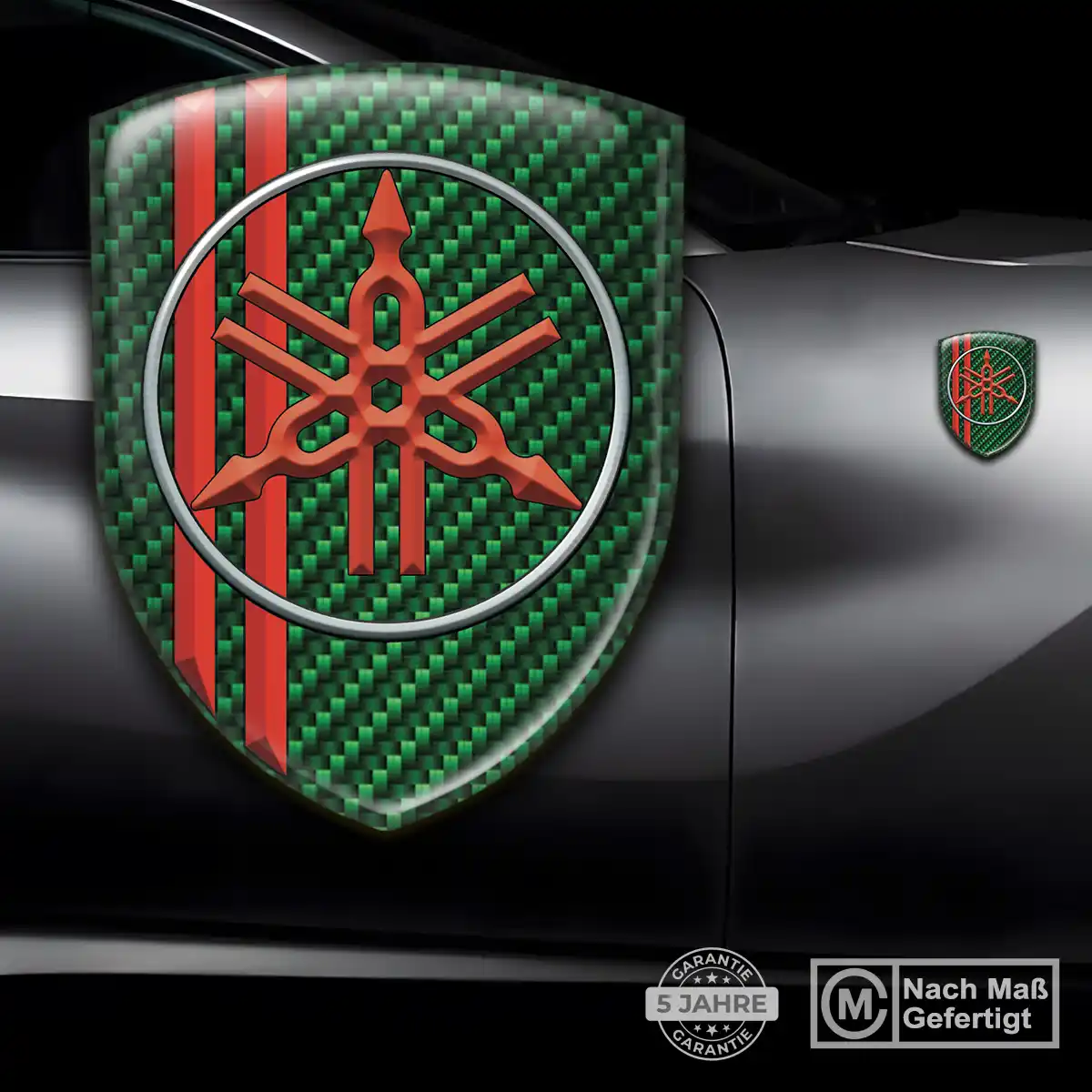 Yamaha 3D Gel Aufkleber Embleme Interieurdesign