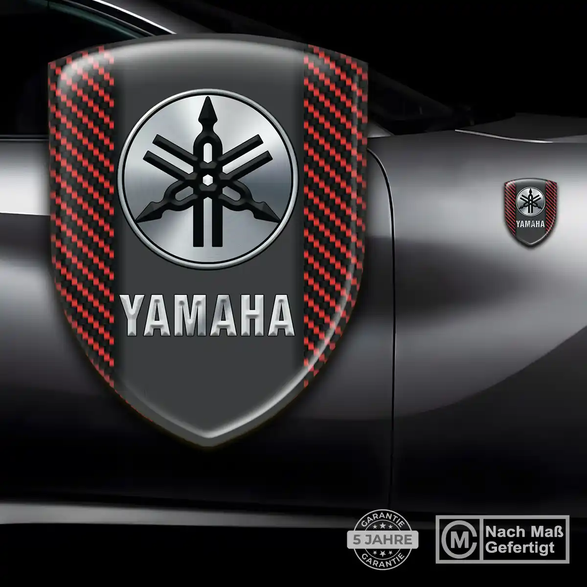 Yamaha 3D Gel Aufkleber Embleme Limitierte Auflage