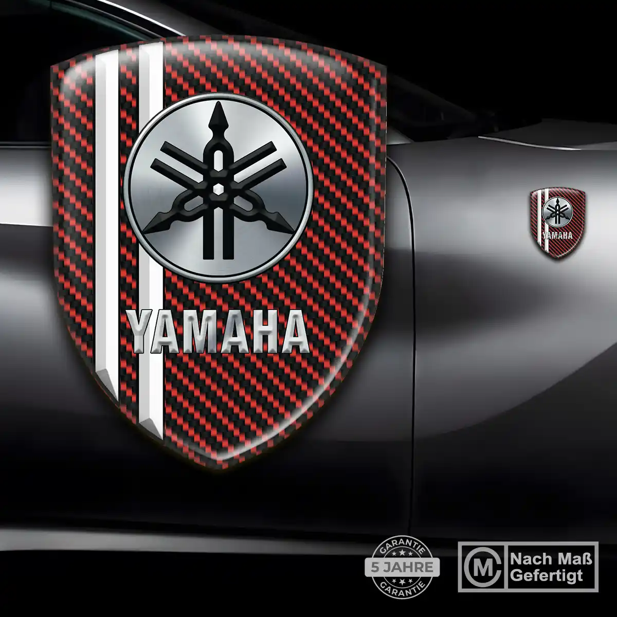 Yamaha 3D Gel Aufkleber Embleme Markenedition