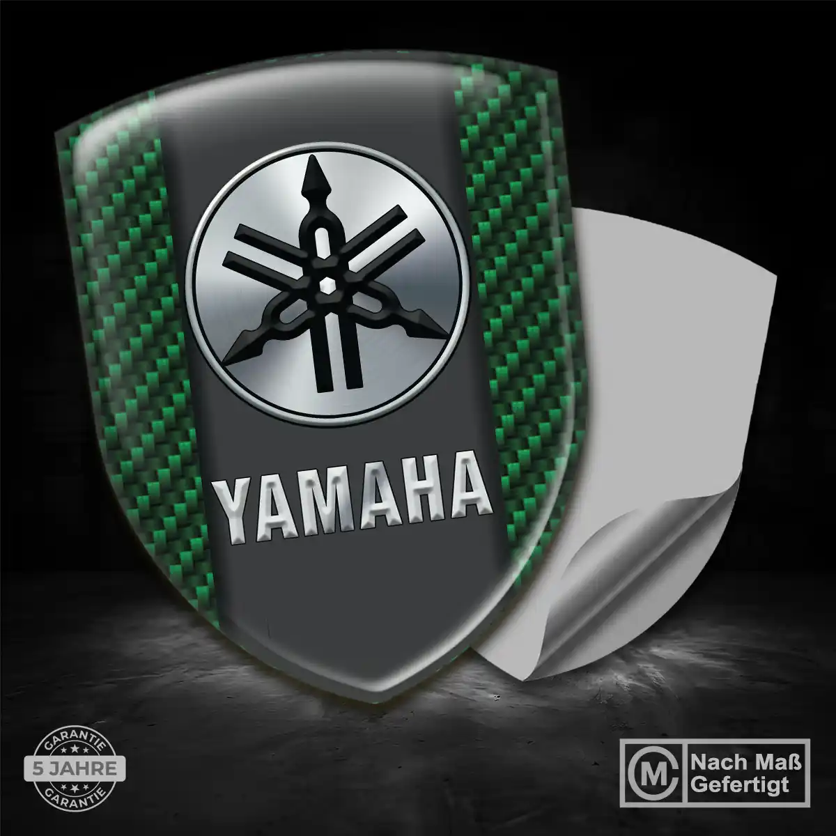 Yamaha 3D Gel Aufkleber Embleme Modernes Design