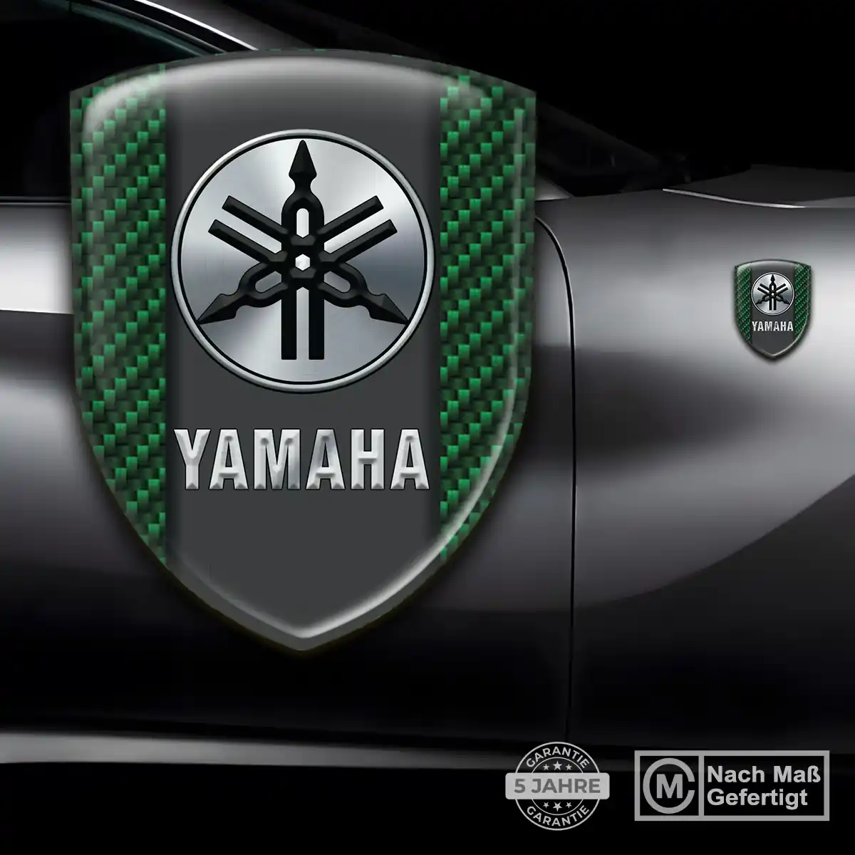 Yamaha 3D Gel Aufkleber Embleme Modernes Design