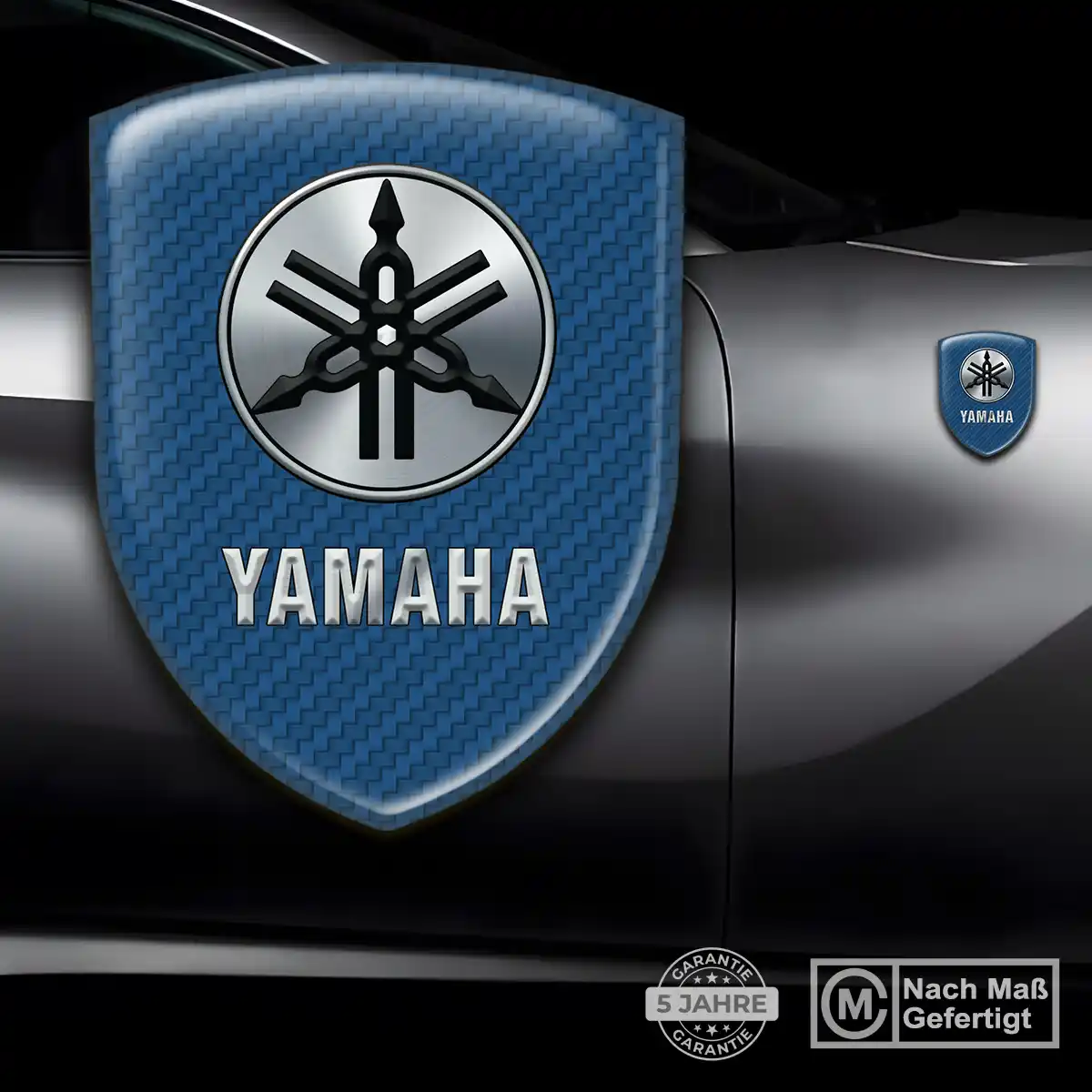 Yamaha 3D Gel Aufkleber Embleme Premiumqualität