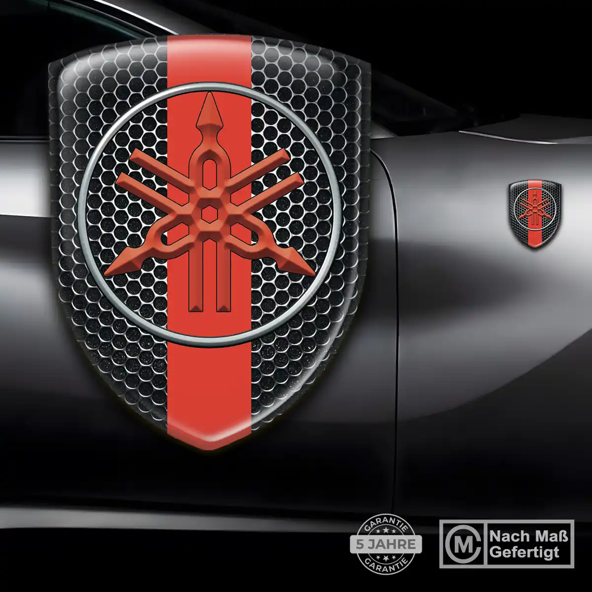 Yamaha 3D Gel Aufkleber Embleme Tuningfahrzeug