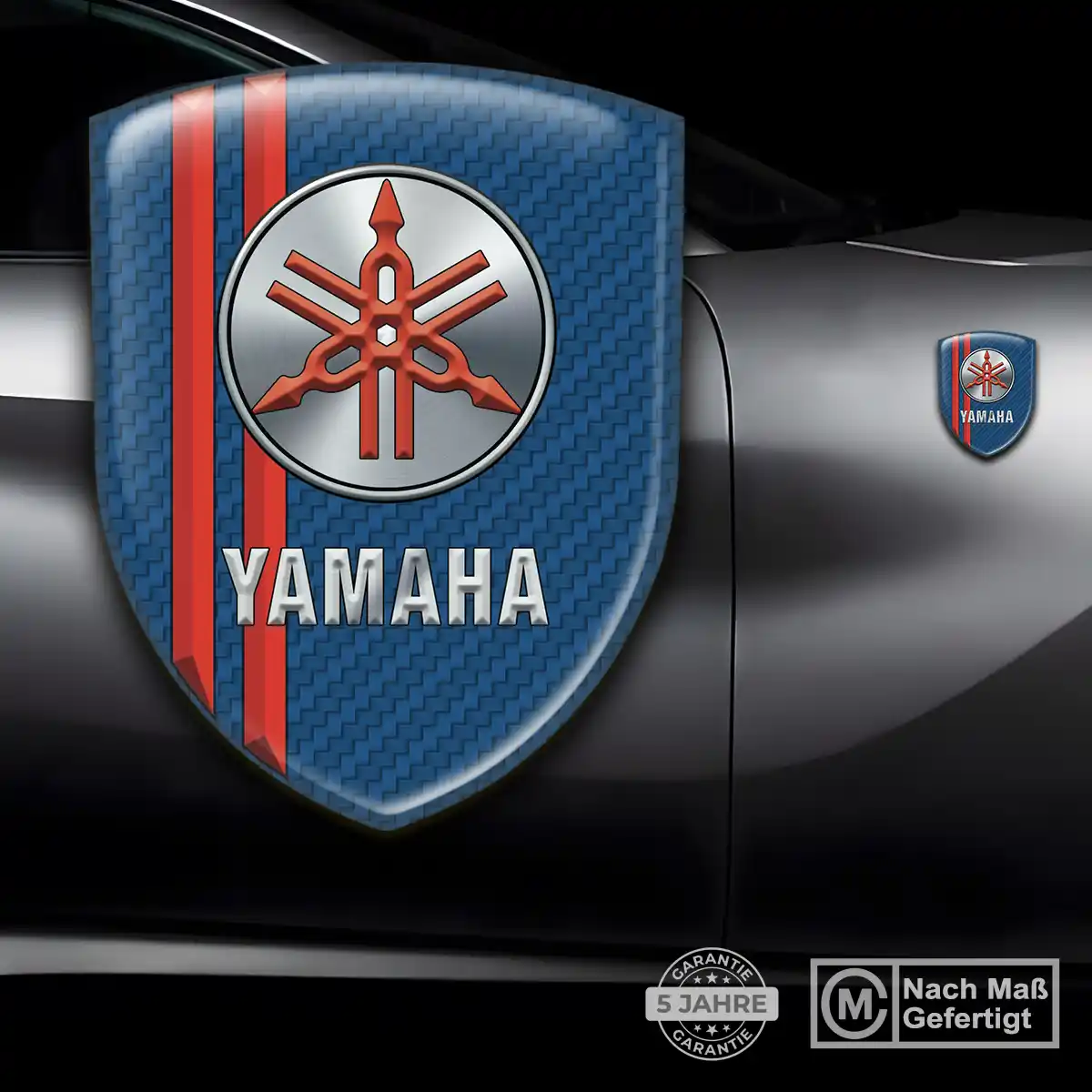 Yamaha 3D Gel Aufkleber Erstklassige Qualität