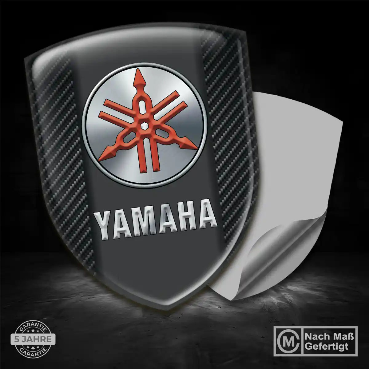 Yamaha 3D Gel Aufkleber Exterieurdesign