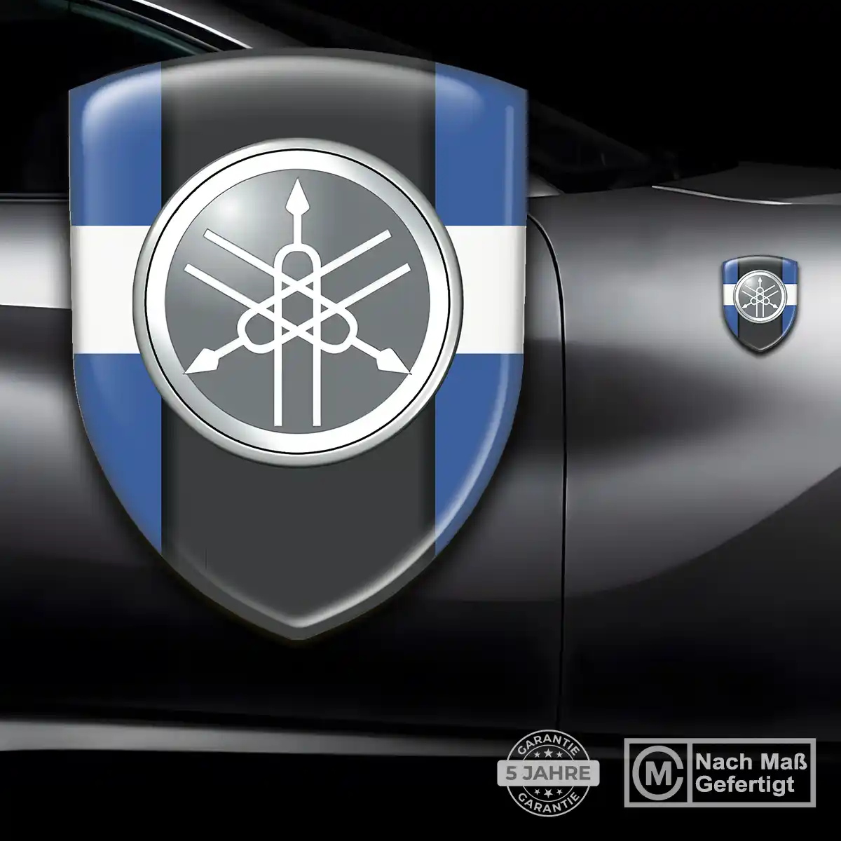 Yamaha 3D Gel Aufkleber Höchste Qualität