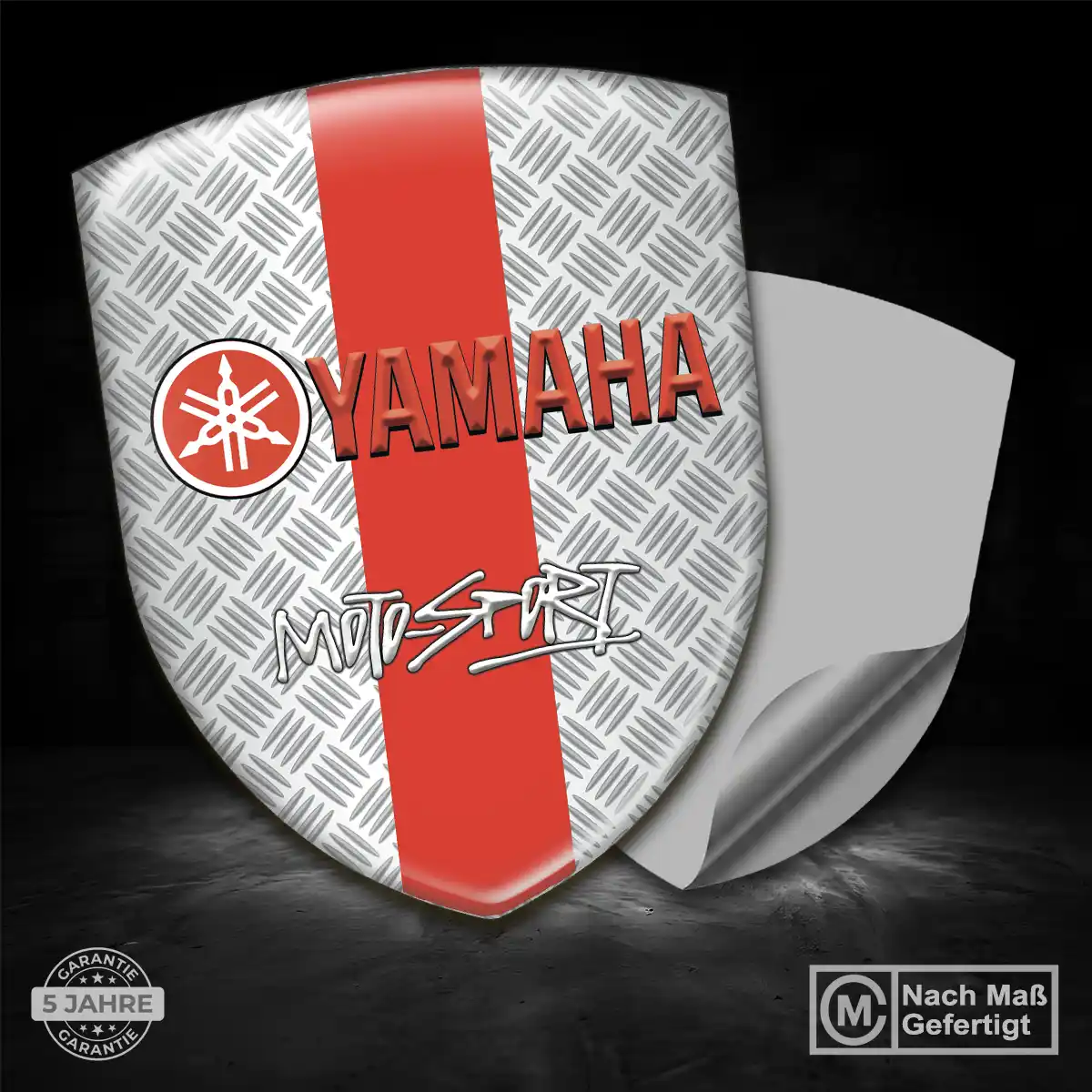 Yamaha 3D Gel Aufkleber Modernes Design