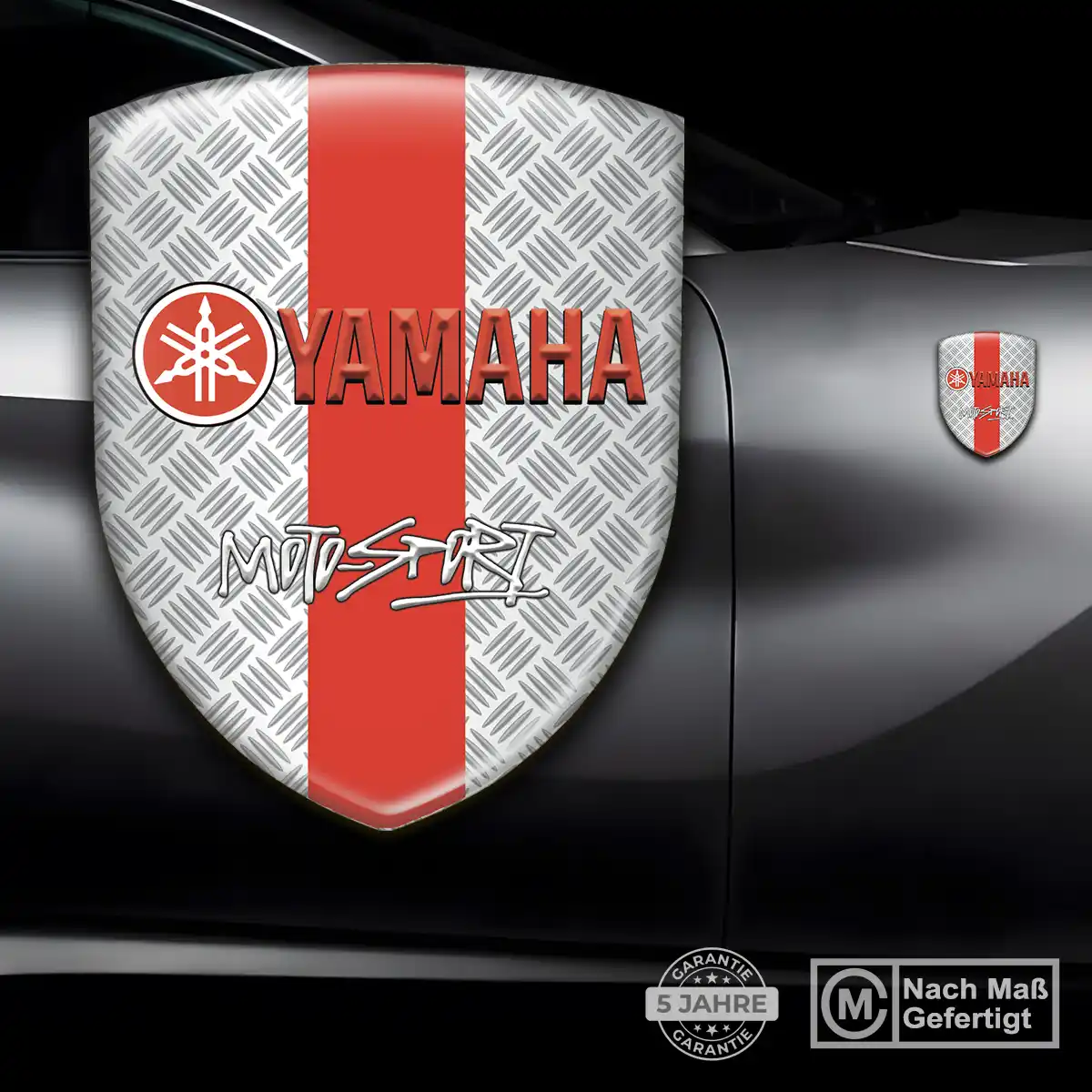 Yamaha 3D Gel Aufkleber Modernes Design