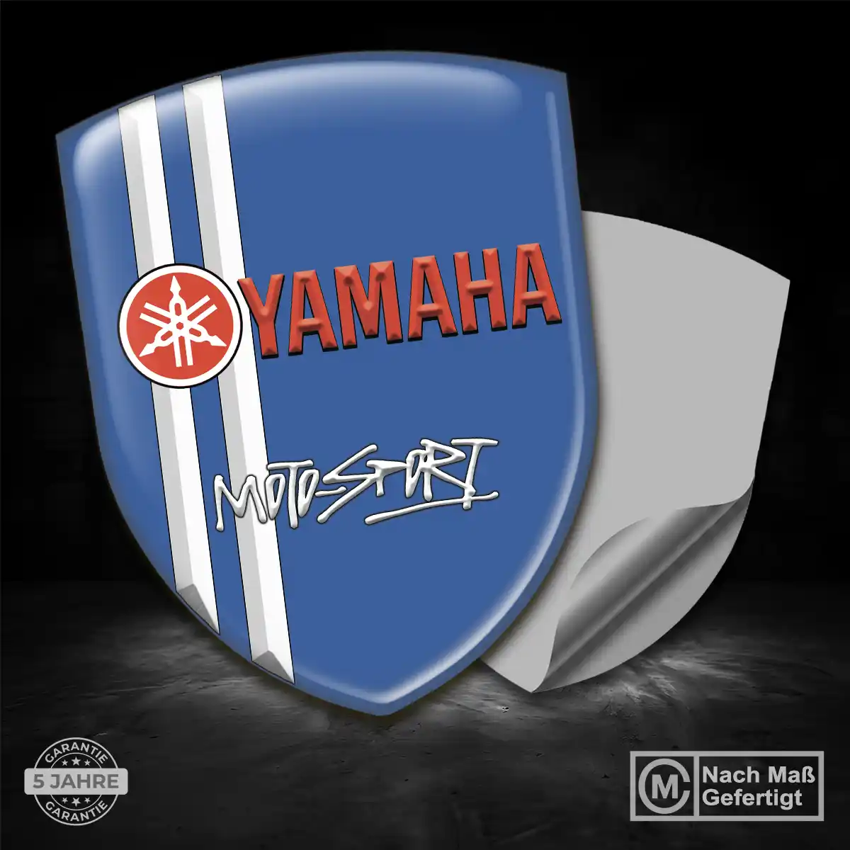 Yamaha 3D Gel Aufkleber Premiumqualität