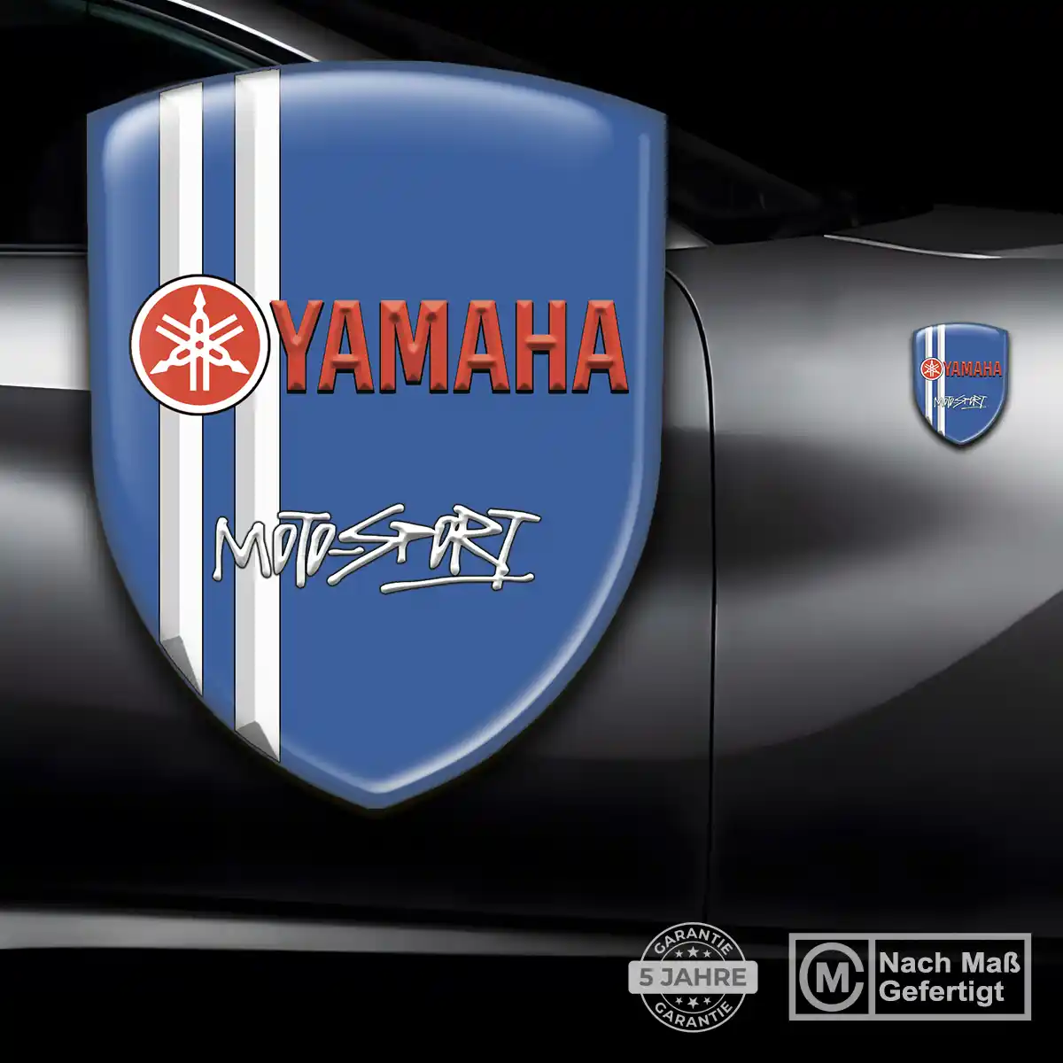 Yamaha 3D Gel Aufkleber Premiumqualität