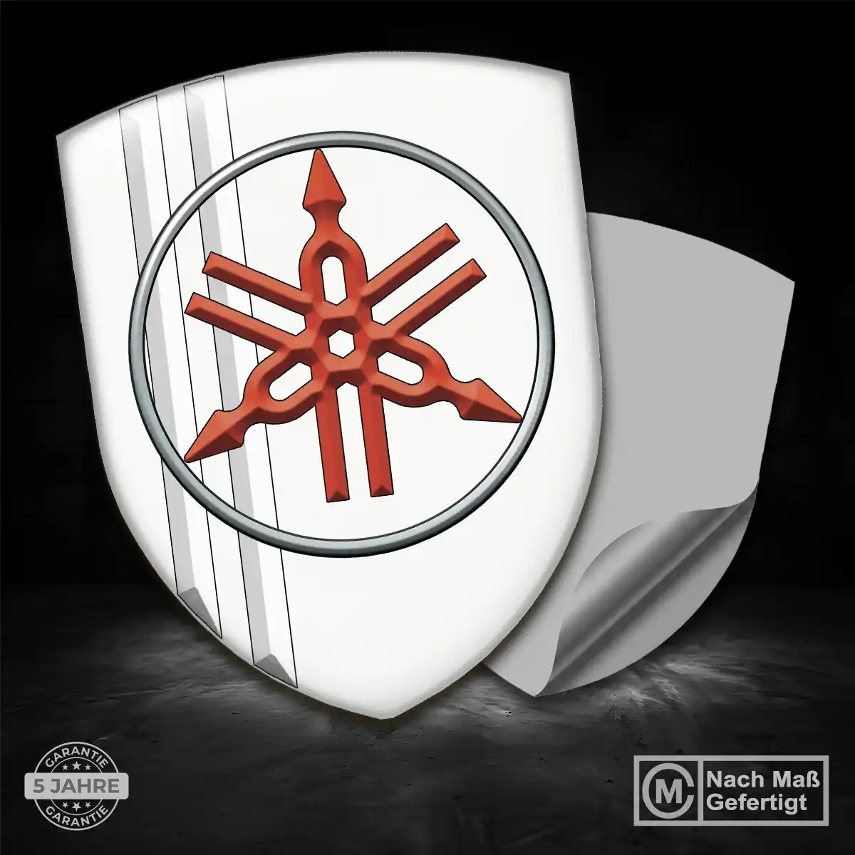 Yamaha 3D Gel Aufkleber Silikon Auto Elegantes Design