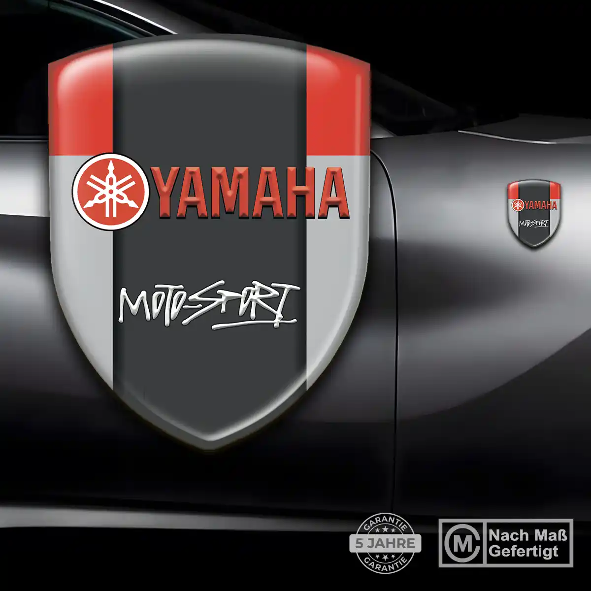 Yamaha 3D Gel Aufkleber Silikon Auto Exklusiv-Edition
