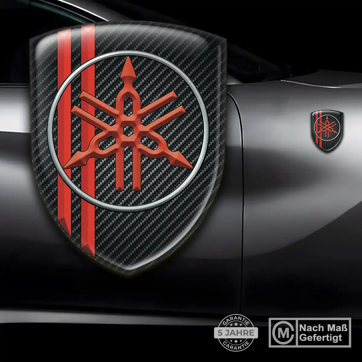 Yamaha 3D Gel Aufkleber Silikon Auto Exterieurdesign