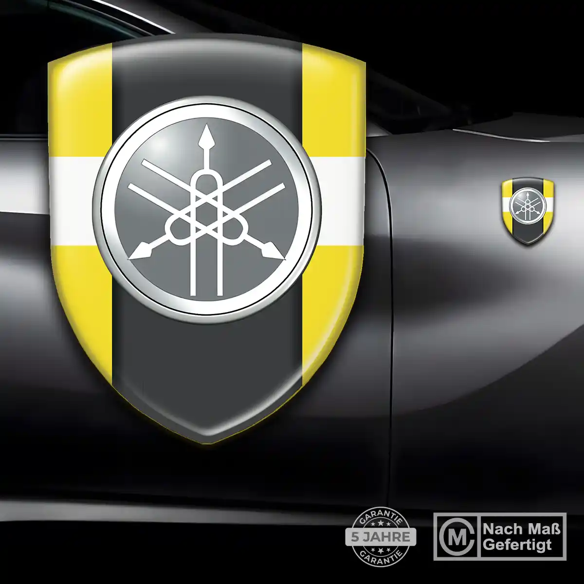 Yamaha 3D Gel Aufkleber Silikon Auto Höchste Qualität