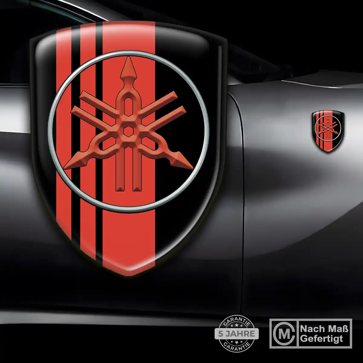 Yamaha 3D Gel Aufkleber Silikon Auto Interieurdesign