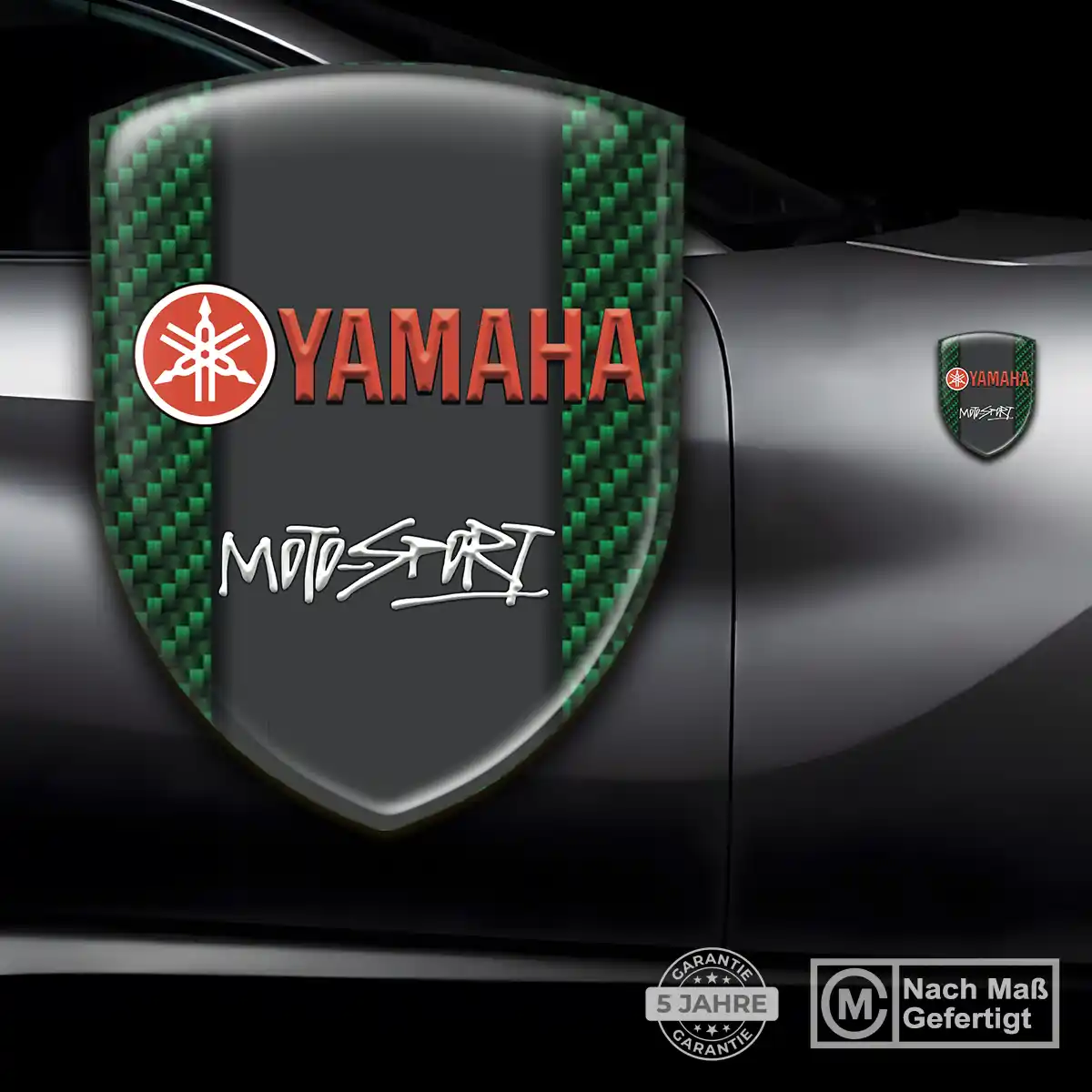Yamaha 3D Gel Aufkleber Silikon Auto Limitierte Auflage