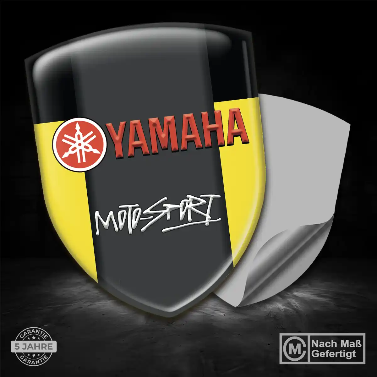 Yamaha 3D Gel Aufkleber Silikon Auto Premiumqualität