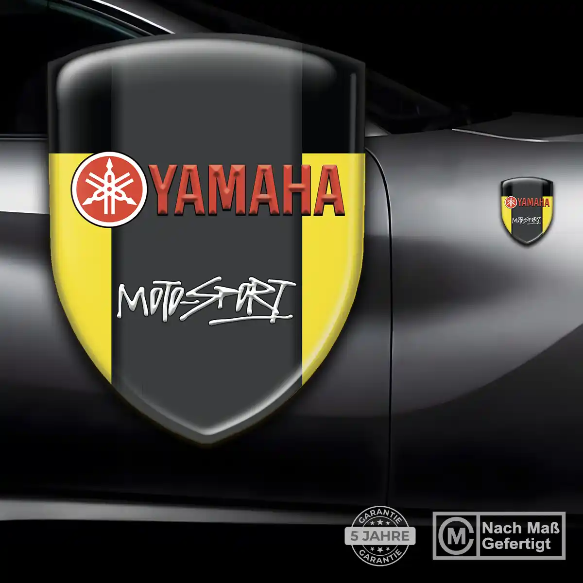 Yamaha 3D Gel Aufkleber Silikon Auto Premiumqualität