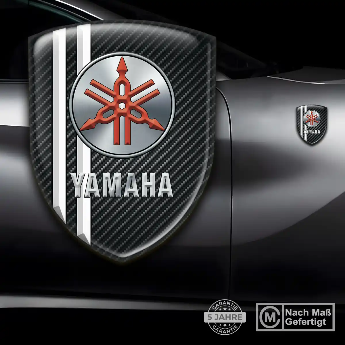Yamaha 3D Gel Aufkleber Silikon Auto Spitzenqualität