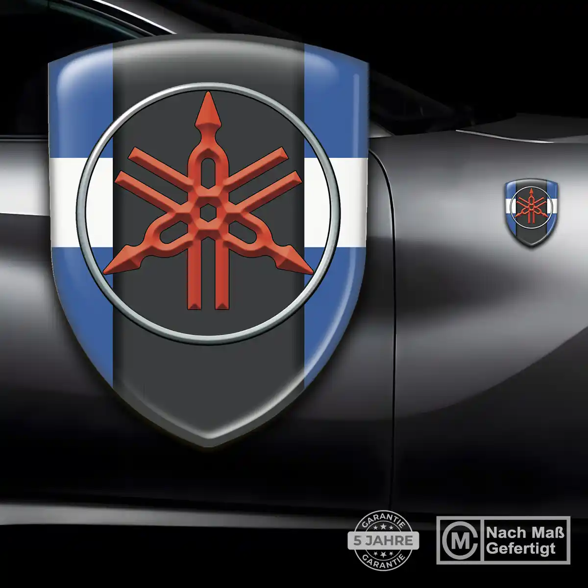 Yamaha 3D Gel Aufkleber Silikon Auto Tuningfahrzeug