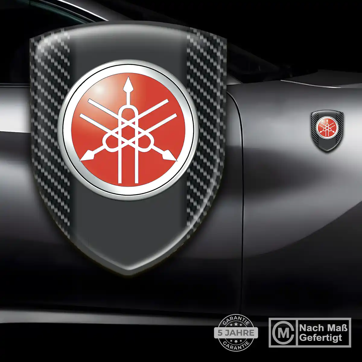Yamaha 3D Gel Aufkleber Silikon Überzeugende Qualität
