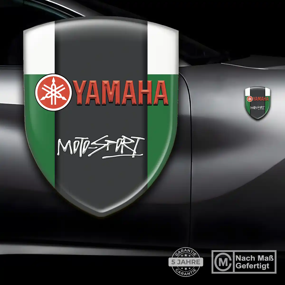Yamaha 3D Gel Aufkleber Silikon Exterieurdesign