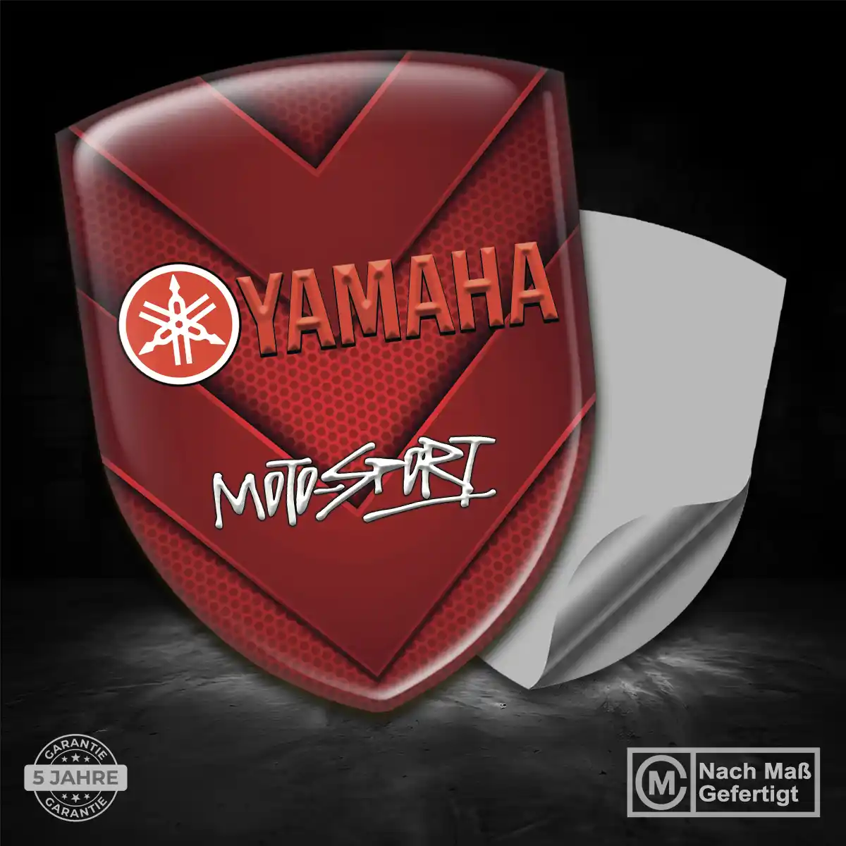 Yamaha 3D Gel Aufkleber Silikon Höchste Qualität