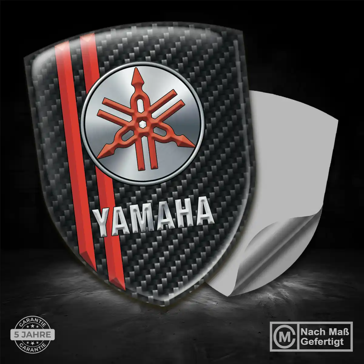 Yamaha 3D Gel Aufkleber Silikon Interieurdesign
