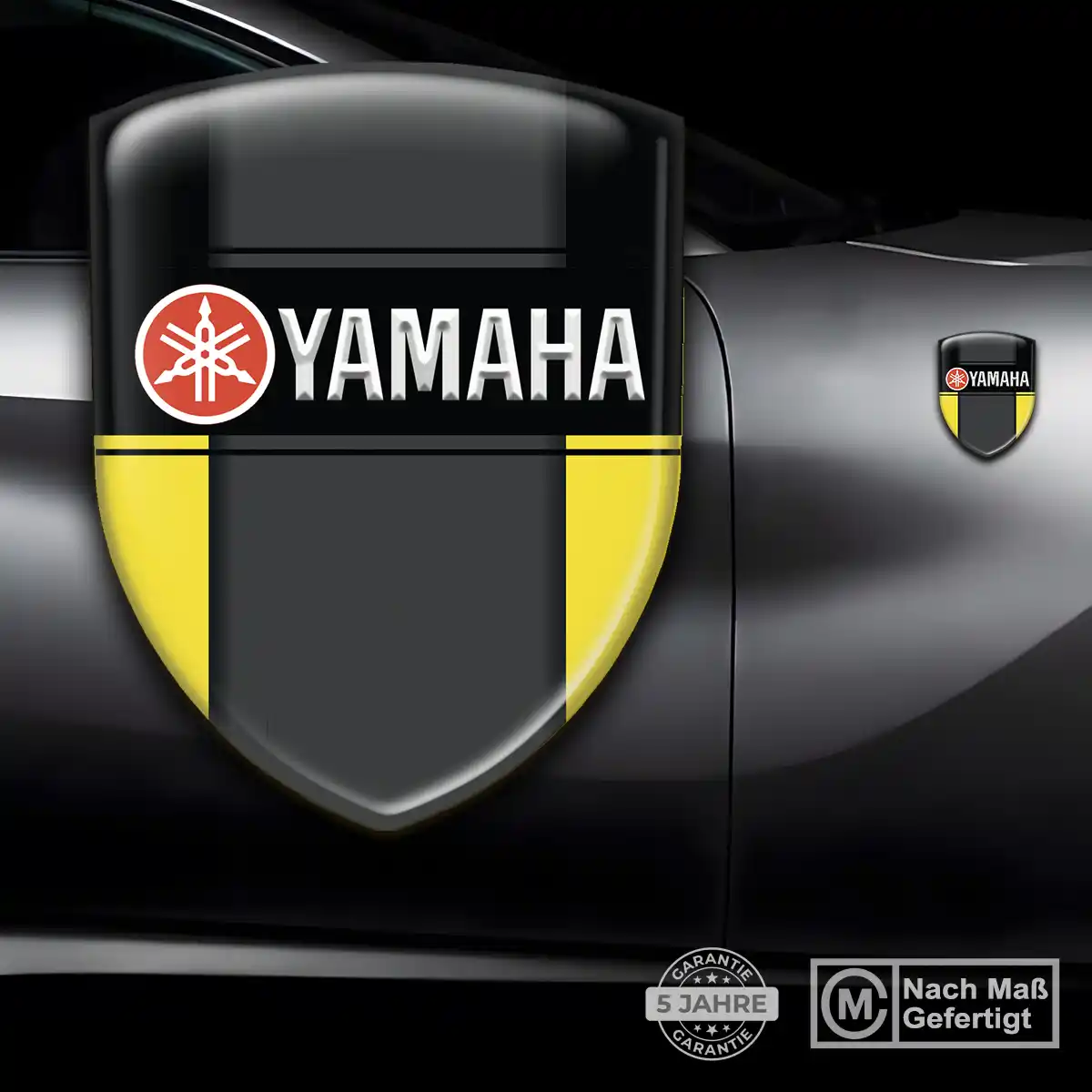Yamaha 3D Gel Aufkleber Silikon Modernes Design