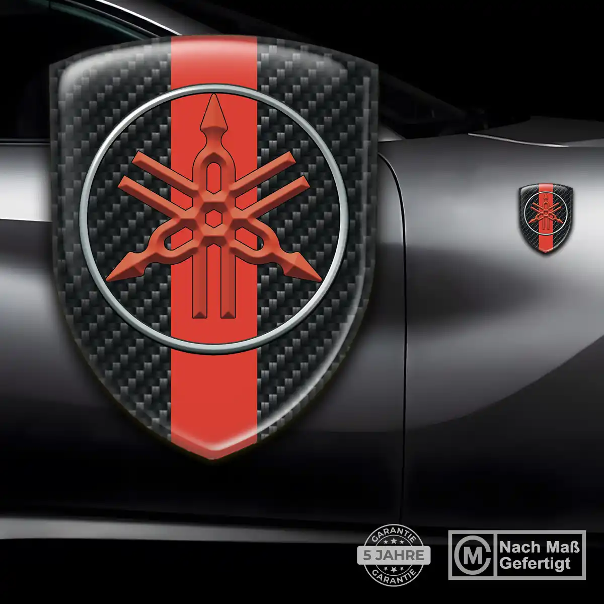 Yamaha 3D Gel Aufkleber Silikon Stilvolles Design