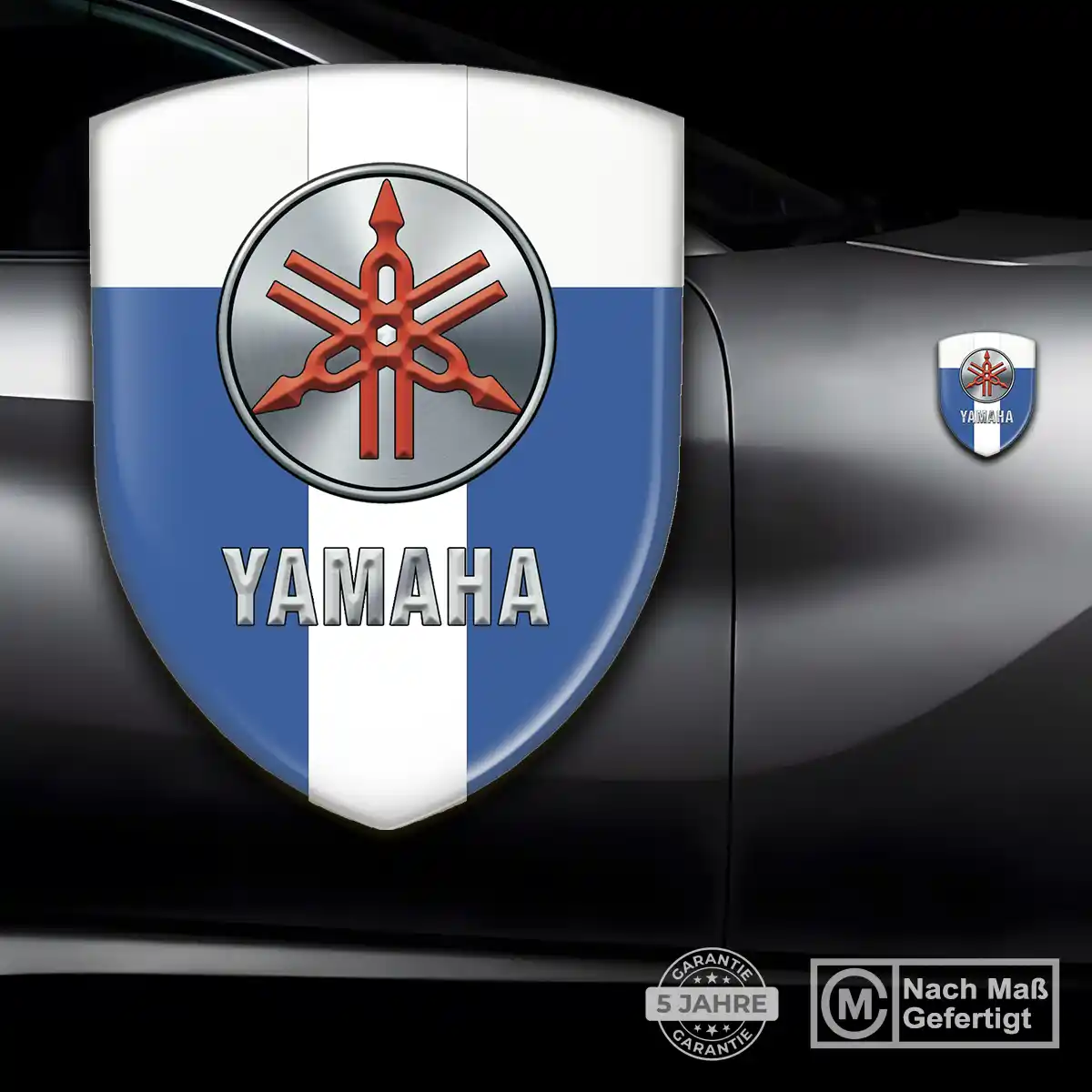Yamaha 3D Gel Aufkleber Stilvolles Design
