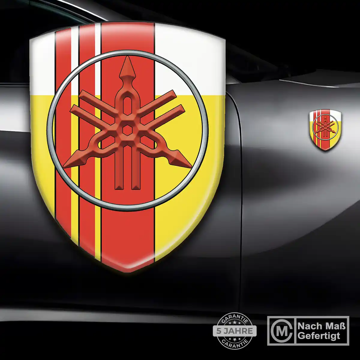 Yamaha 3D Gel Aufkleber Wappen Auto Erstklassige Qualität