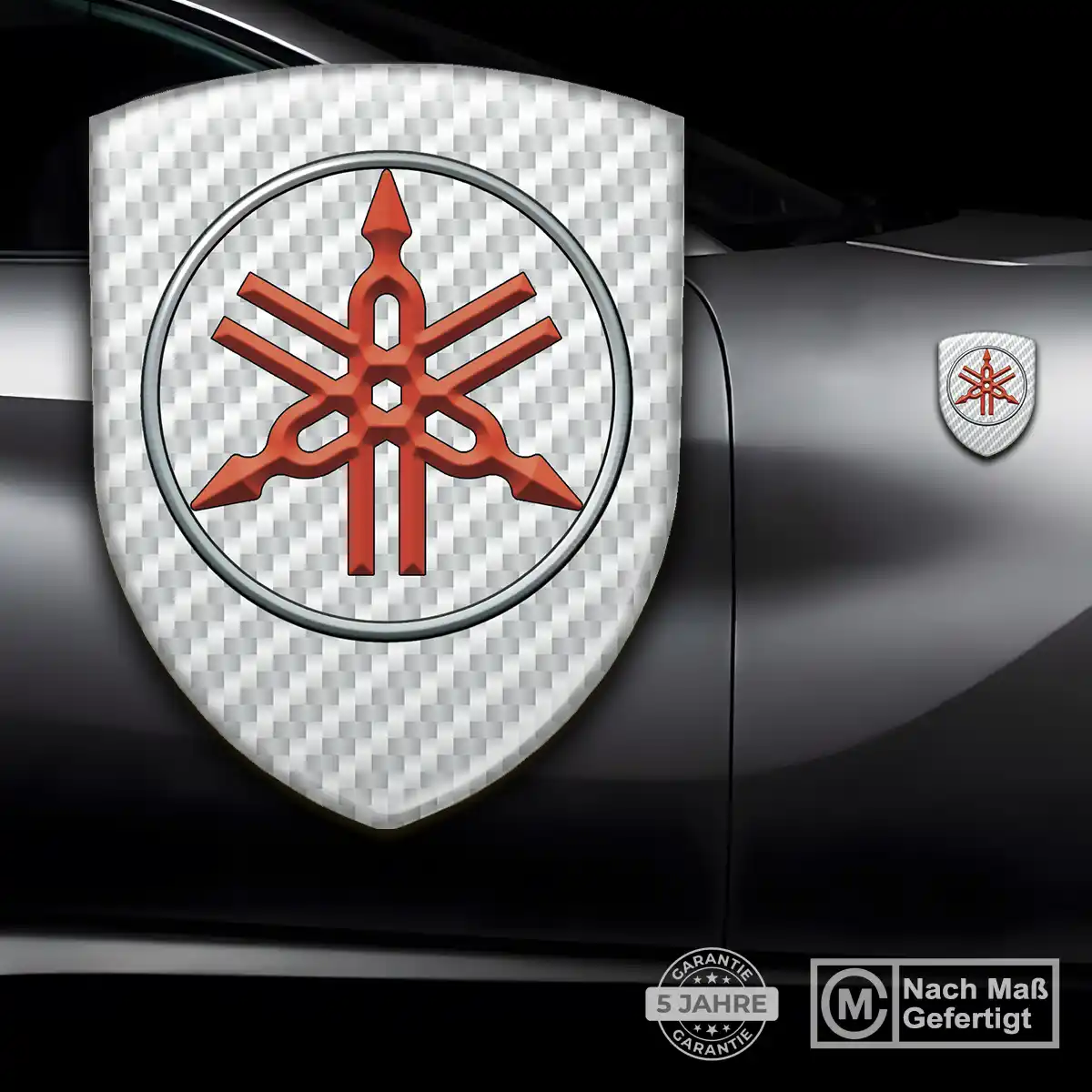 Yamaha 3D Gel Aufkleber Wappen Auto Exklusiv-Edition